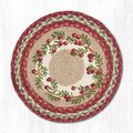 Capitol Importing Co 15 in. Cranberries Printed Round Placemat 57-390C